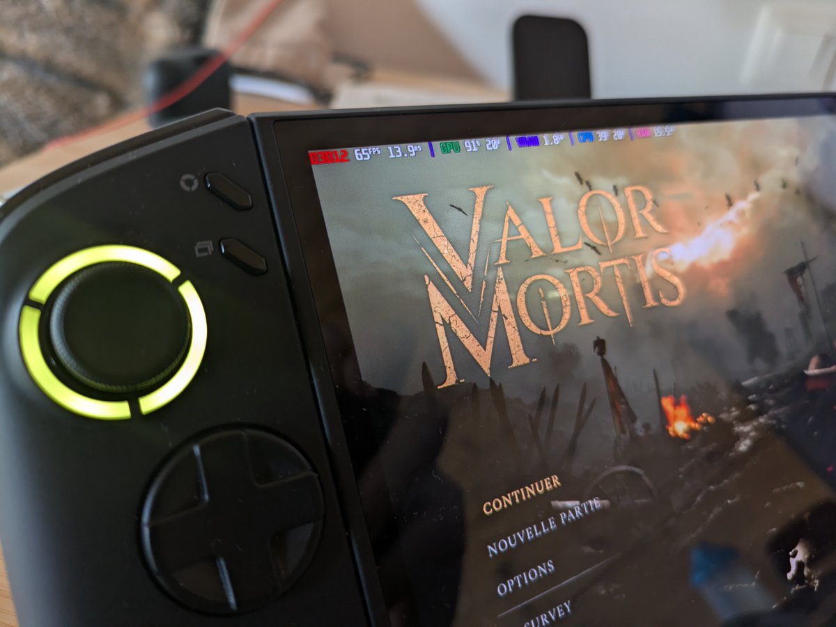 HCompanionX's tweet image. With our latest #patreon release 0.28.1.2, we're bringing full compatibility over the @Lenovo Legion Go 2 and used it to play @ValorMortis with gyro aiming.