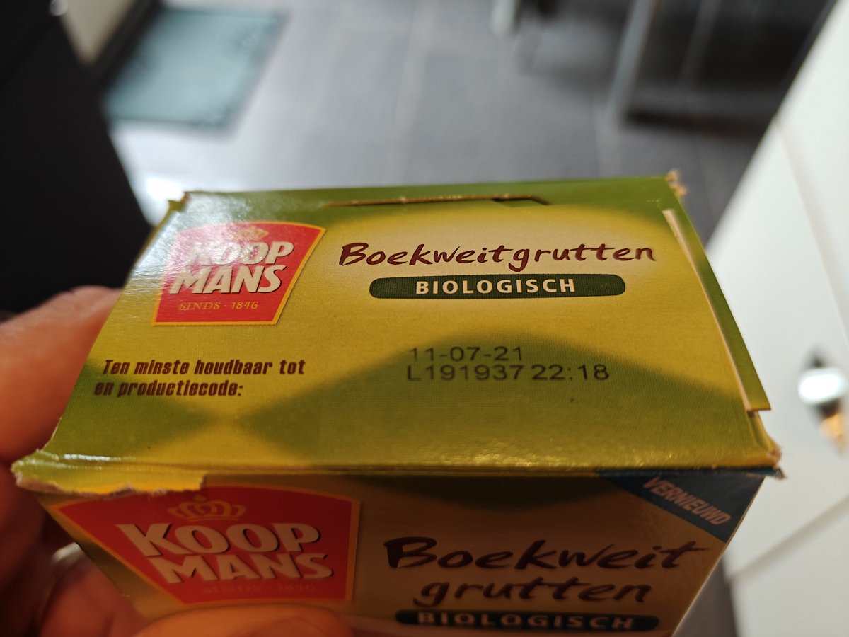 Houdbaar tot 11-07-21. Oeps... Het was nog steeds lekker 😆