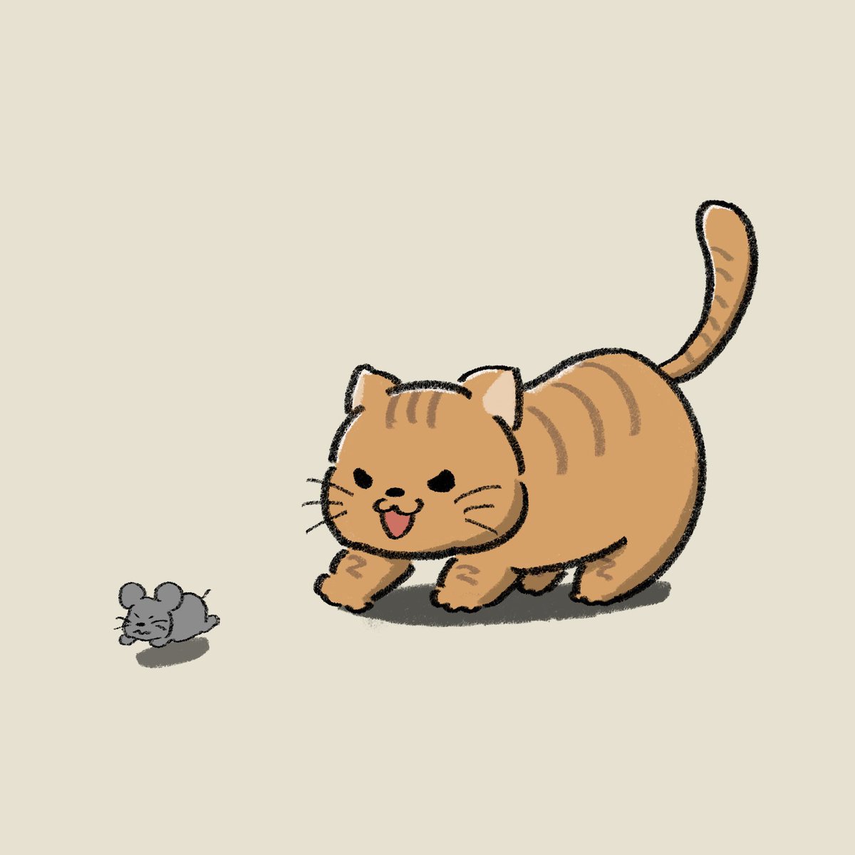 cecco_cpp's tweet image. 親戚の集まりでイラストが趣味だと言ったら、そこにいた親戚の子もiPadお絵描きにハマっているそうで「何か描いて〜!」と言われ...iPadを借りて描きました。いとこの飼ってる猫ちゃんです。