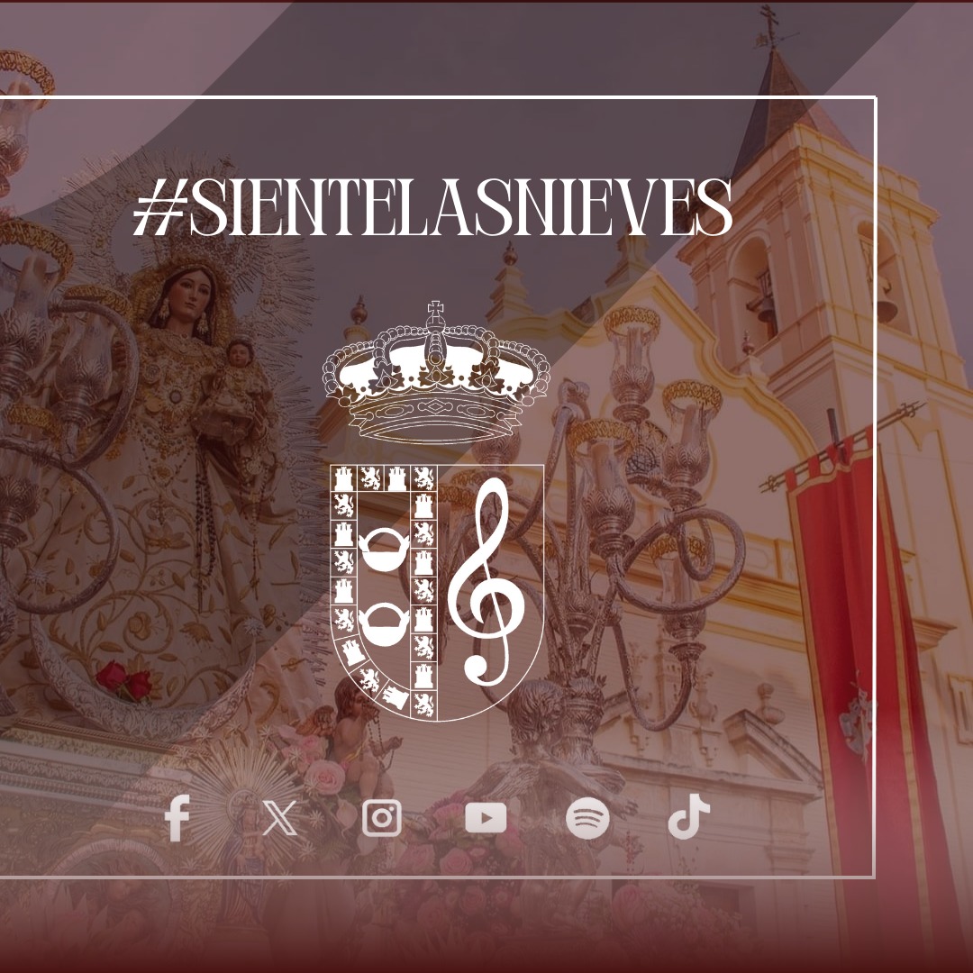 🔴 𝐇𝐎𝐘 𝐓𝐎𝐂𝐀𝐌𝐎𝐒

A partir de las 19:00, #SienteLasNieves en el vecino pueblo de Benacazón, para acompañar a 𝐍𝐮𝐞𝐬𝐭𝐫𝐚 𝐆𝐫𝐚𝐧 𝐌𝐚𝐝𝐫𝐞 𝐲 𝐒𝐞𝐧̃𝐨𝐫𝐚, 𝐑𝐞𝐢𝐧𝐚 𝐝𝐞𝐥 𝐒𝐚𝐧𝐭𝐨 𝐑𝐨𝐬𝐚𝐫𝐢𝐨 en su triunfal procesión.

<a href="/ROSARIO_Benaca/">ROSARIO Benacazón</a>