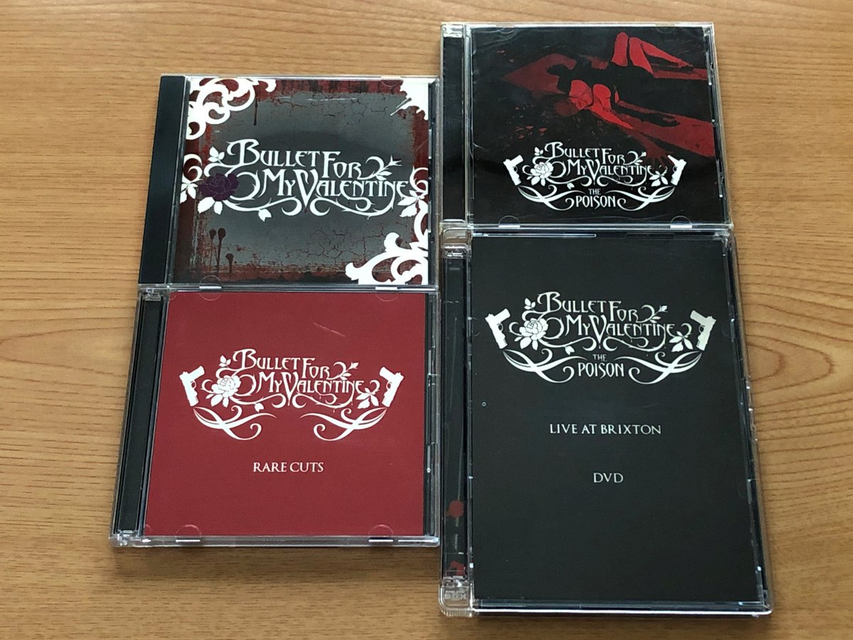 solarglider's tweet image. ラウパに向けて #BFMV『THE POISON』を聴いているがやはりこのバンドロゴ時代は至高。20周年記念盤を買っていないのはその収録曲はこれらで全て揃っているため。完全再現での来日はないと思ったときに『LIVE AT BRIXTON』は観てしまったので今夜は『RARE CUTS』のDVDを観よう。#BulletForMyValentine