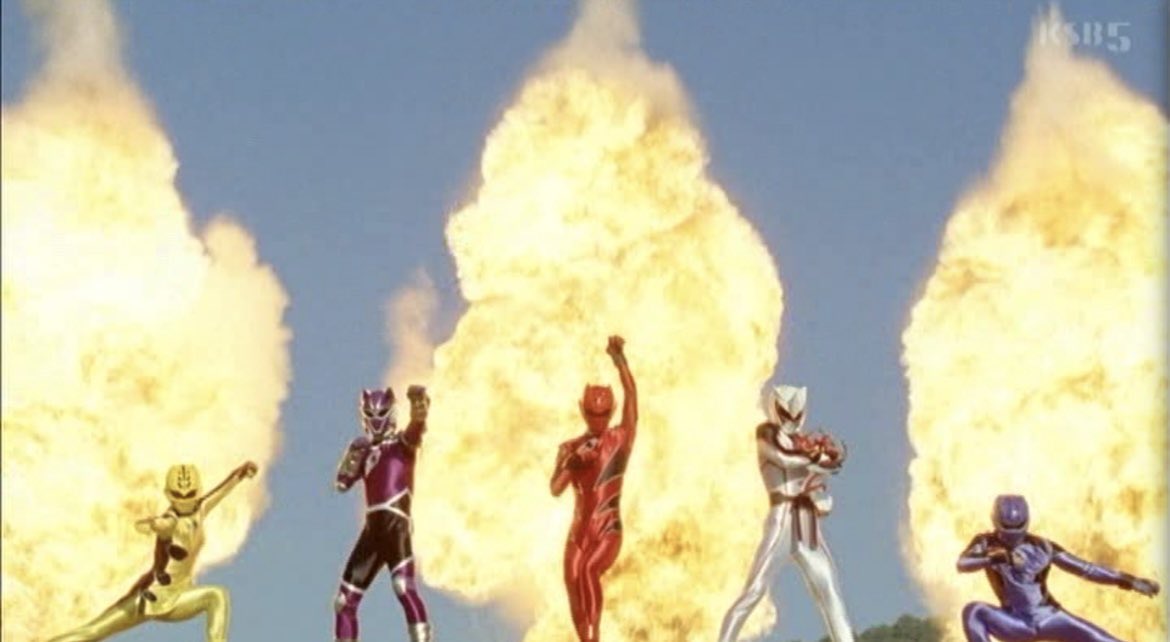 happybaachan's tweet image. また、劇中ではゲキレンジャー の本編映像も差しこまれました。

#魔進戦隊キラメイジャー
#獣拳戦隊ゲキレンジャー 
#スーパー戦隊シリーズ
#スクラッチ社
