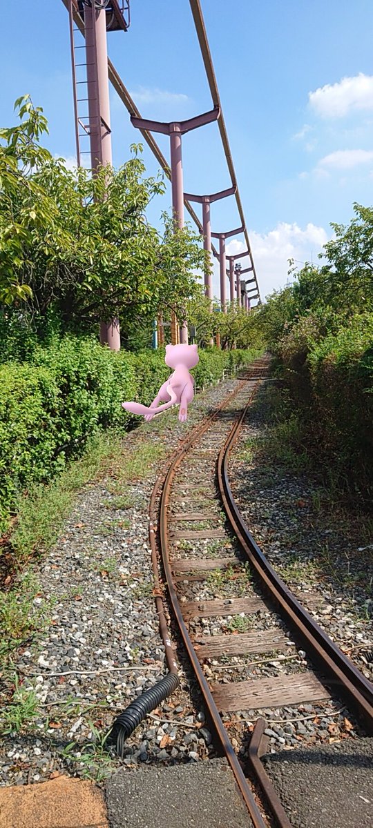 この線路の先に待っている
失われた都市を目指して
#PokémonGO
#GOsnapshot 
#GOsnapshotCelebration