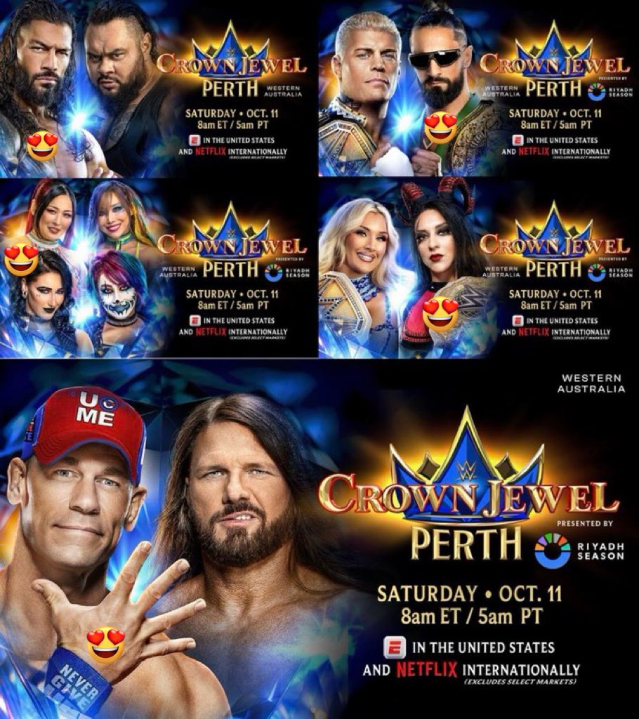 CLARISSE_LEYLA's tweet image. #WWECrownJewel  #WWECrownJewelML ❤️