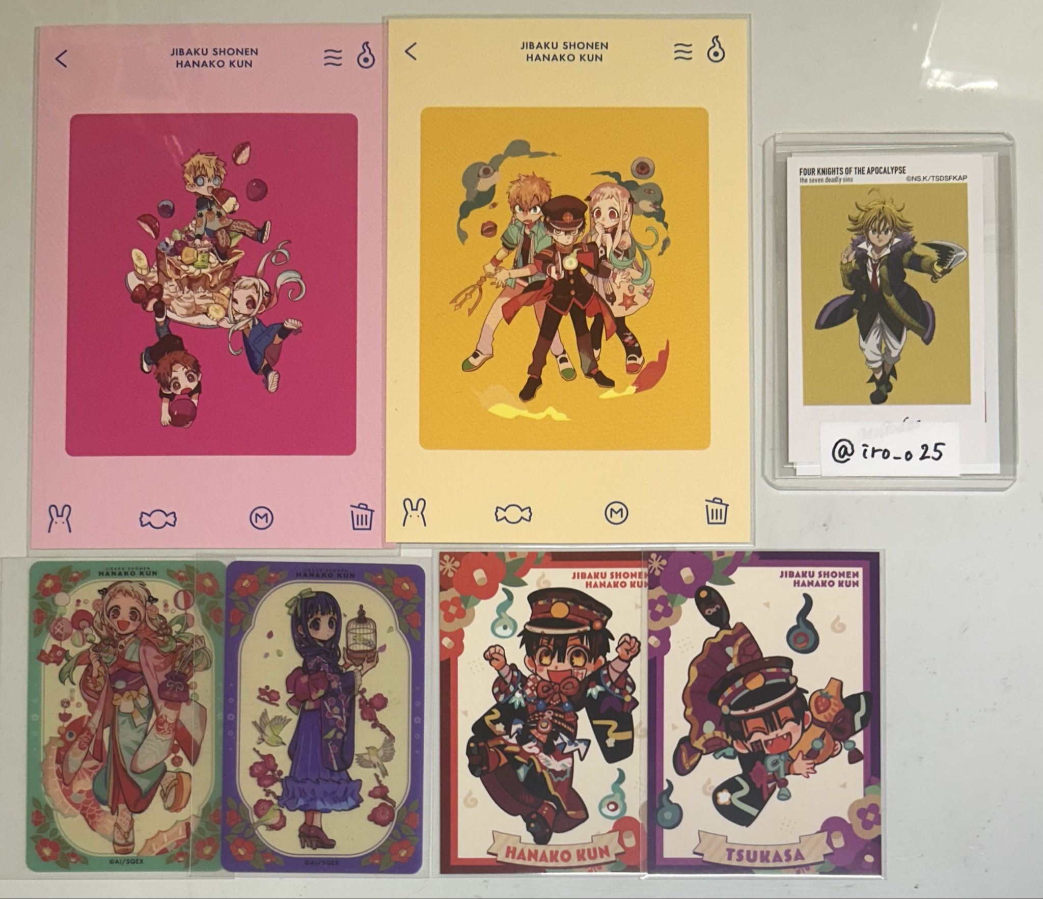 花子くん ミュージアム アクスタ ポストカード クリアカード 特典 缶