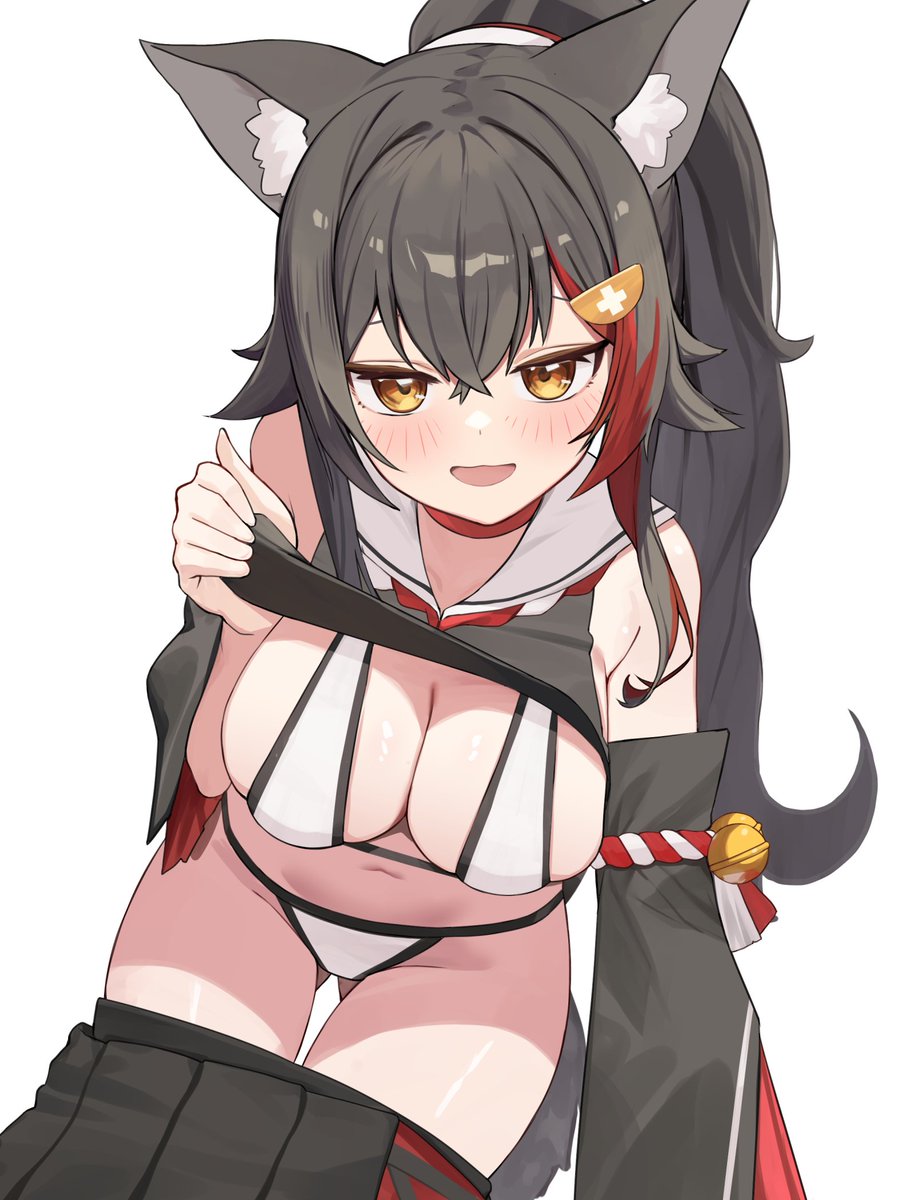 水着だから…セーフ? 