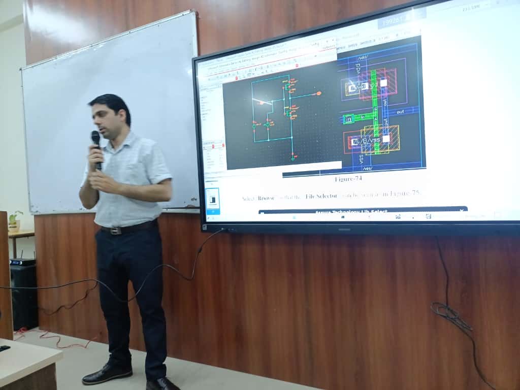 GNIOTCollege's tweet image. The ECE Dept. at GNIOT, in collaboration with Entuple Technologies, hosted an expert talk on IC Design Flow using Cadence EDA. Students gained insights into VLSI, embedded systems, and industry tools from expert Anish Kumar.
 #GNIOT #ECE #VLSI #TechLearning