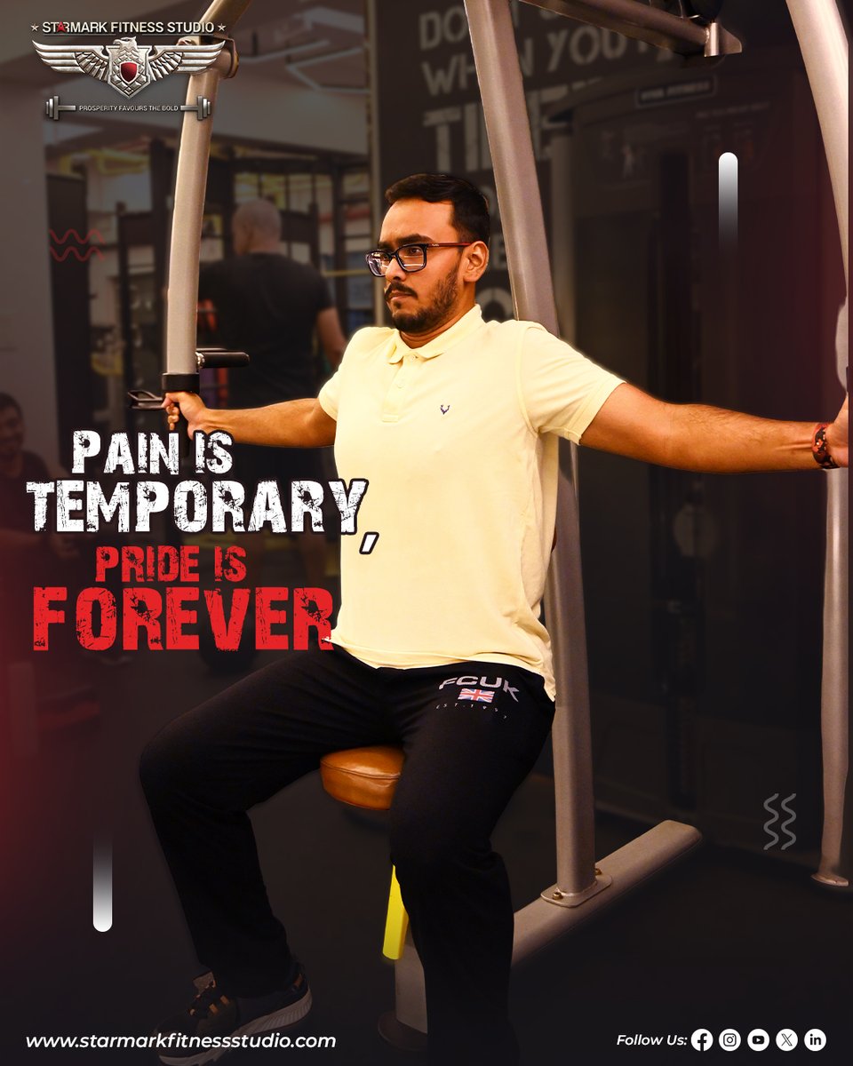 StarmarkStudio's tweet image. Push through the pain, rise stronger every day. Sweat fuels progress, determination builds pride, and every effort shapes body and mind into greatness. 💪🏻🏋🏻🌟

🔴 𝐑𝐞𝐠𝐢𝐬𝐭𝐞𝐫 👉🏻 starmarkfitnessstudio.com

#progress #gymlife #fitness #trainhard #healthyliving #wellness #glowup