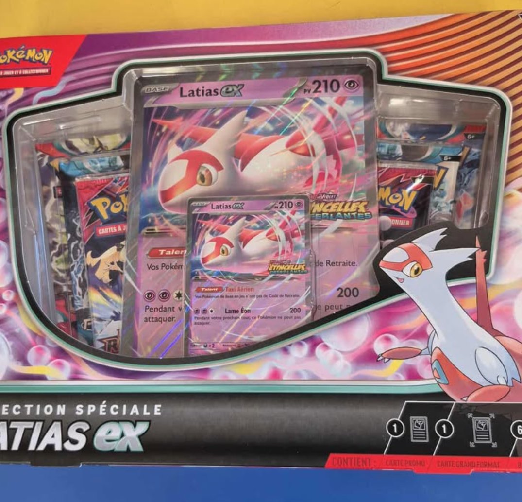 le_crocodeal's tweet image. Question #Pokemon : avez-vous vu le coffret Pokémon Collection Spéciale de Latias ex chez LaGrandeRecré ?