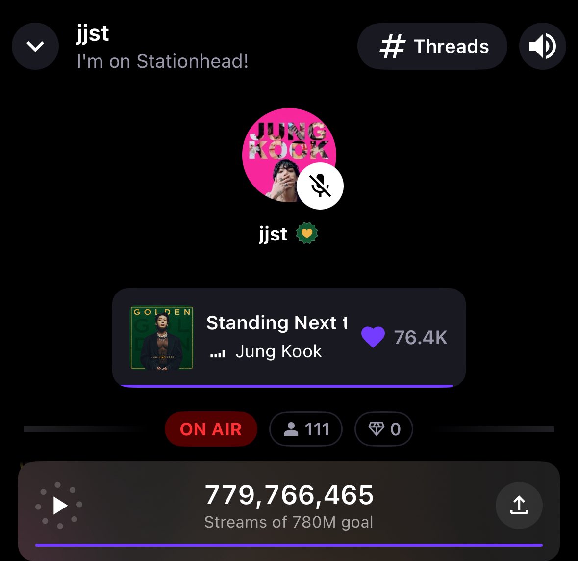 hiiime___97's tweet photo. @JKJP_STREAM_ STREAM FOR JUNGKOOK 
#JungKook_GOLDEN https://t.co/F2nMtijj53