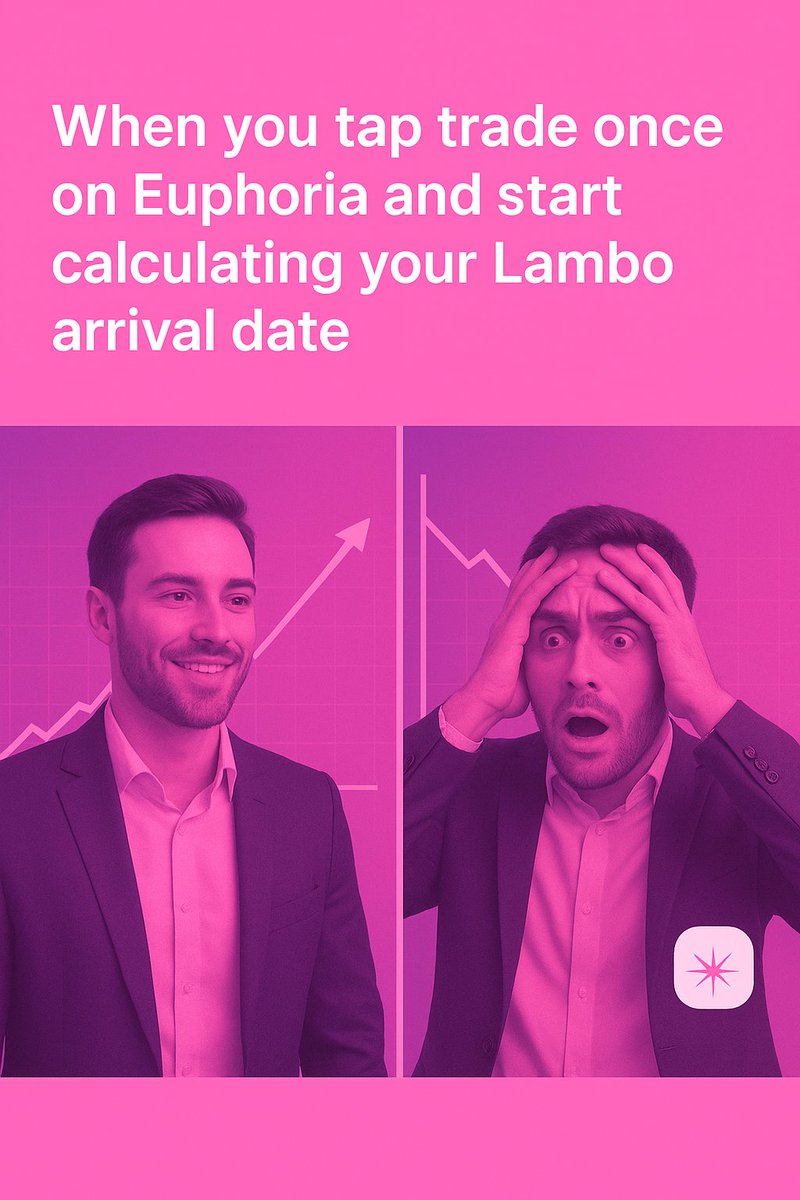 Every tap on Euphoria isn’t just a trade — it’s a step into something bigger.

Stay sharp. Stay grounded.

Euphoria isn’t luck… it’s rhythm. 💫
<a href="/Euphoria_fi/">Euphoria</a> <a href="/Euphoric_Bros/">Euphoric Brothers</a>
#Euphoria #Web3 #StateOfMind