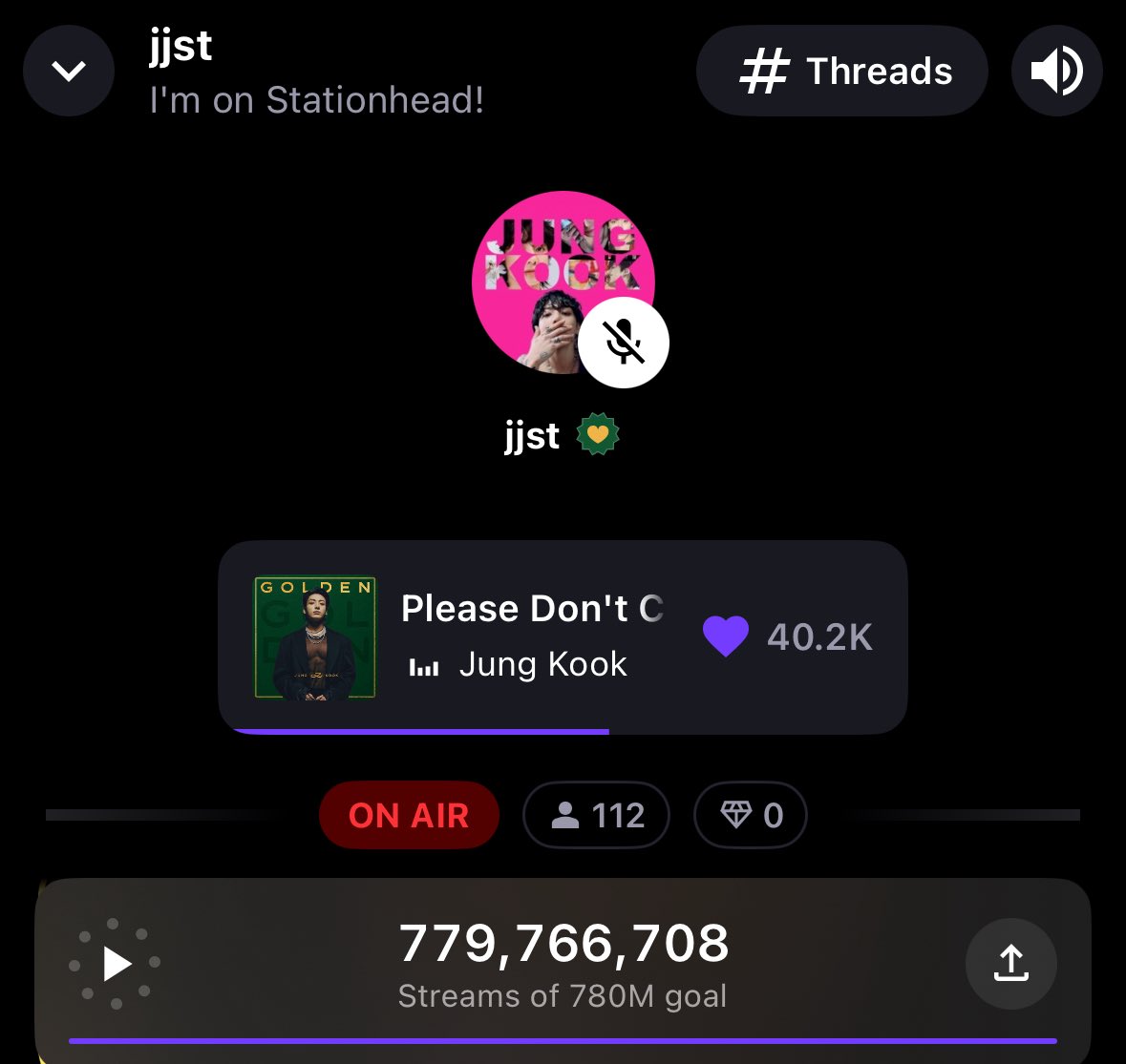 hiiime___97's tweet photo. @JKJP_STREAM_ STREAM FOR JUNGKOOK 
#JungKook_GOLDEN https://t.co/WS6jK32e7A