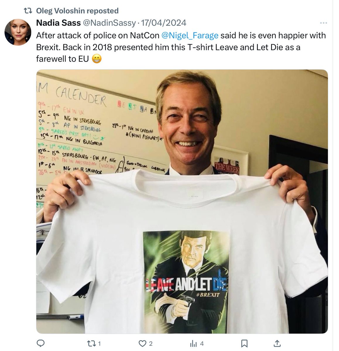 peterjukes's tweet image. Most people seem to have missed who retweeted this picture of Farage in Gill’s office a few days after Gill began receiving his first bribes from Oleh Voloshyn (Oleg Voloshin). None other than…
