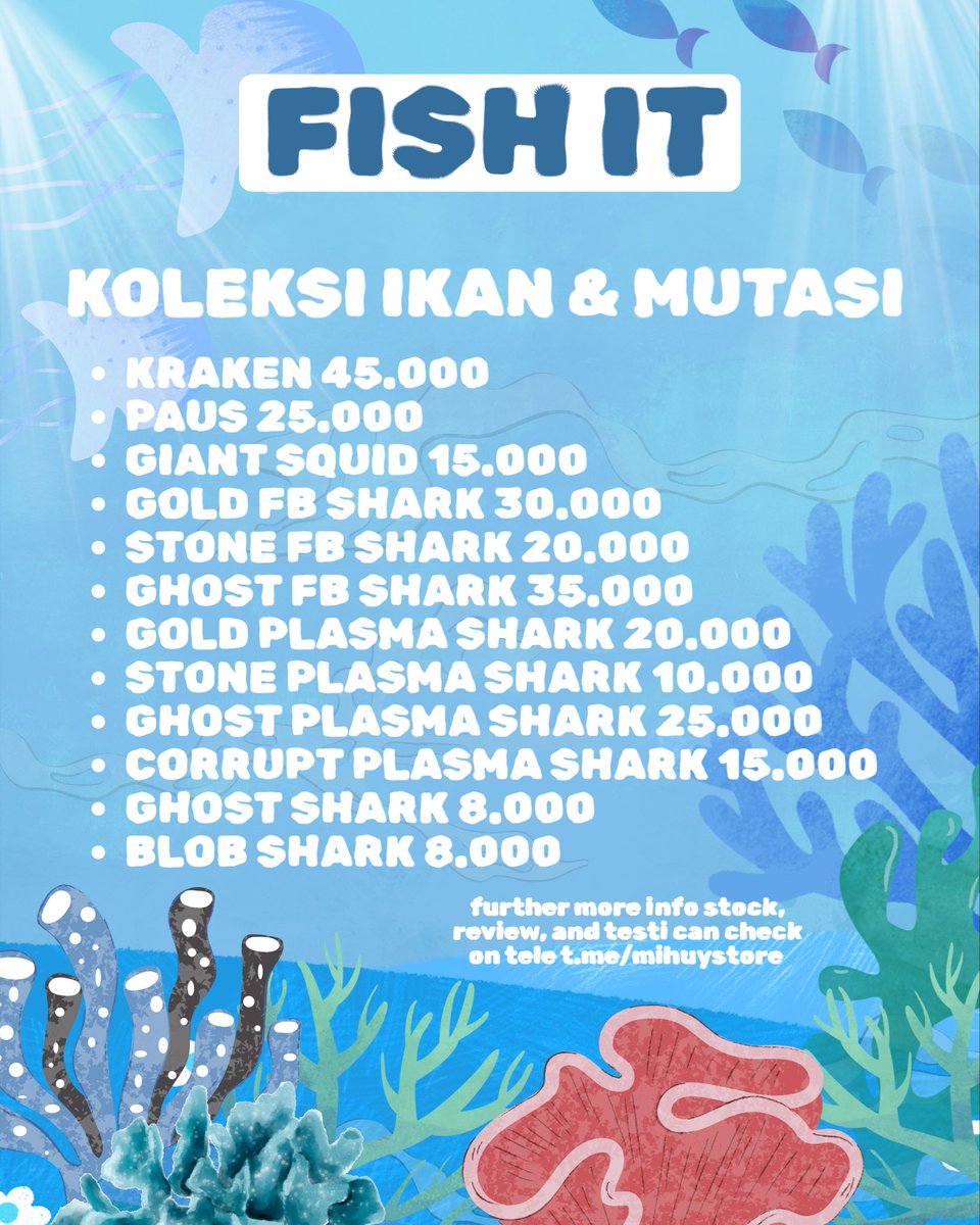 MIHUY – FISH IT tweet media