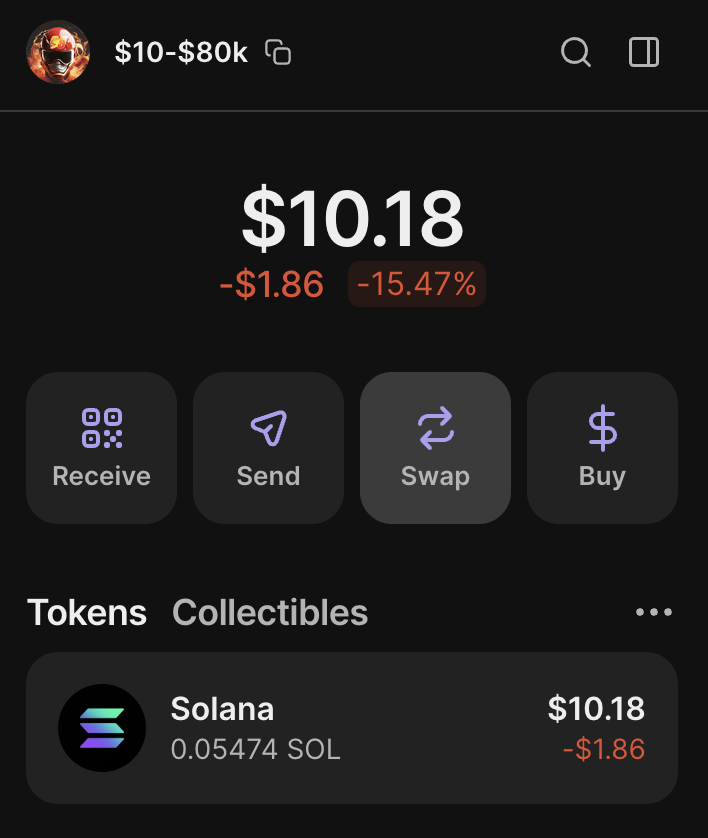 $10 → $80,000 Challenge!

Start: $10 wallet, fresh account, no whitelist access
Goal: Flip it to $80K using pure alpha, filters, and degen plays 🧠

Accepted: 0/50

Rules:
-No insider calls
-No copy-paste bots
-Every trade is shared live

If you're in:
• Follow my TG &amp; X
•
