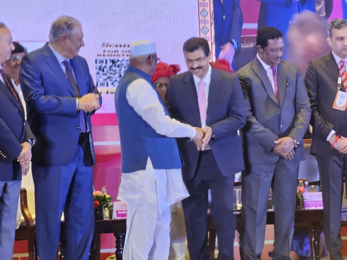 Prof <a href="/Narayansgpgims/">Narayan Prasad</a> receives award from Honourable Governor pf Rajasthan #ISOT2025