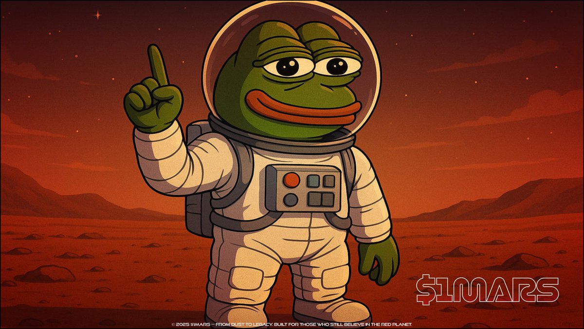 1mars_1dollar's tweet photo. Everyone’s chasing the moon 🌕
But we’re looking a little further
Welcome to $1MARS, where imagination meets reality, and memes evolve into meaning.
Let’s take a trip with PEPE. 🚀✨
#1MARS #MARS #SolanaMemecoin #Crypto #CryptoCommunity #SolanaCommunity #DeFi #Memecoin #Airdrop #CryptoLaunch #NextMoonShot