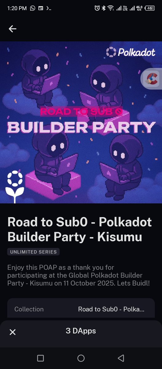 Nenjez_Ke's tweet image. I am with the community 

#PolkadotParty and #Roadtosub0 🔥
@Robinsoncodes 
@Owalacheryl
@Lynette_mwangi
@Kratist0s 
@Kashortgirl
@Polkadot