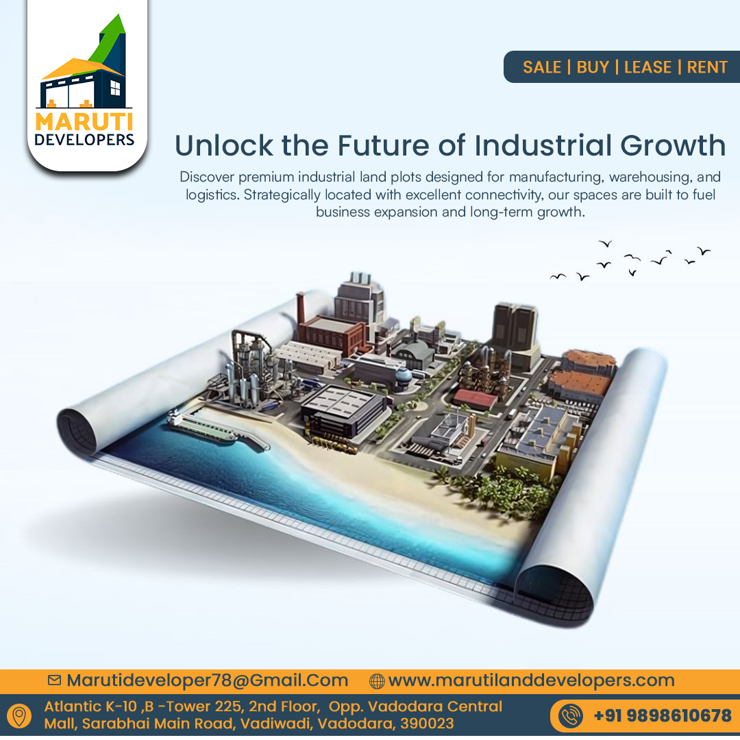 Marutideve009's tweet image. Unlock the Future of Industrial Growth! Discover premium industrial land plots for manufacturing, warehousing, and logistic

#industrialplot #industrialrealestate #industrialdevelopment #industrialgrowth #commercialrealestate #industrial #property #manufacturing #warehousing