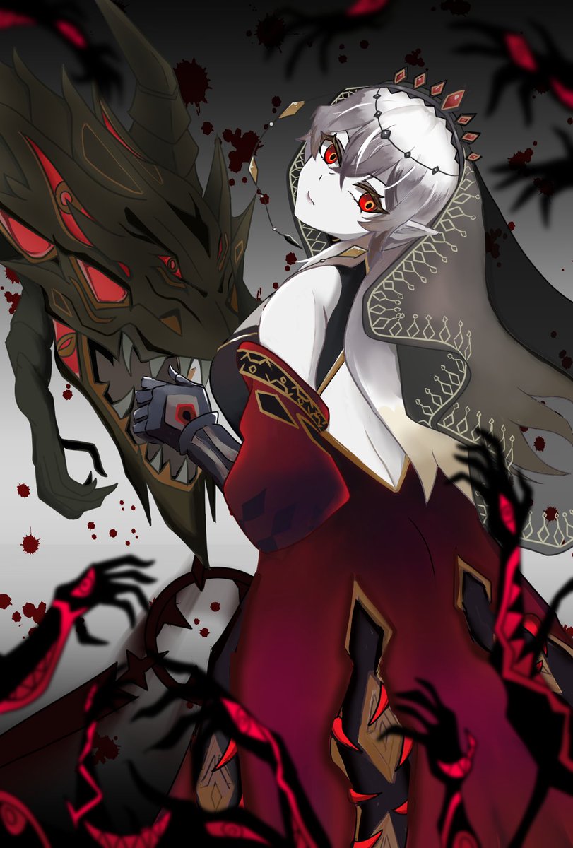 #去年の10月のイラストを無言であげる