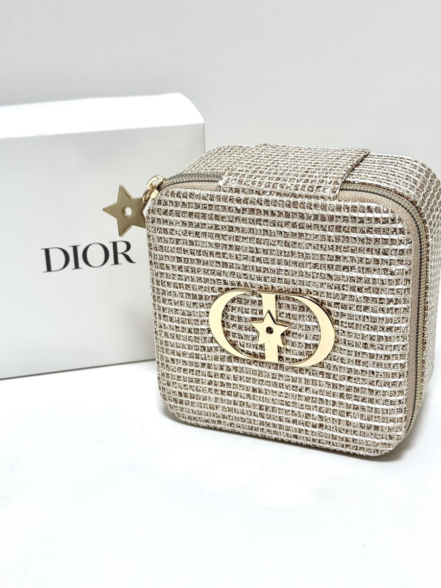 Dior ノベルティジュエリーケース バースデーギフト Diorノベルティのジュエリーケース届いたけど、めちゃ可愛すぎる