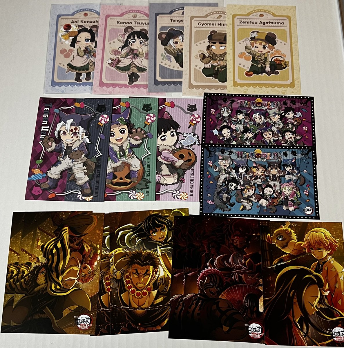 【交換】鬼滅の刃 ufotable ハロウィン ポストカード ポスカ TOGO 

譲 ポストカード togo 限定ポスカ2種、宇髄天元、栗花落カナヲ
秋祭り 善逸、悲鳴嶼行冥、神崎アオイ、宇髄天元、栗花落カナヲ

求 ハロウィン  ☆無一郎、獪岳、猗窩座、伊之助

☆含む2:2〜希望
11.12都内手渡し〇 郵送〇