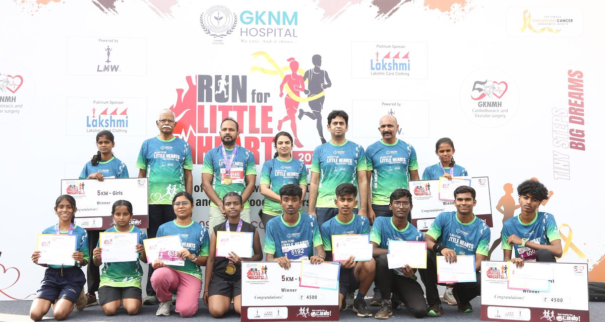 GKNMHospital's tweet photo. The Run for Little Hearts marathon filled the streets with energy, smiles, and hope.
Weโre truly grateful to everyone who joined hands
Hereโs a glimpse of the joy and energetic day
Thanks for being a part of the journey
#RunForLittleHearts #GKNM #GKNMH #GKNMiOP #GKNMHospital https://t.co/w7NGuxGQaA