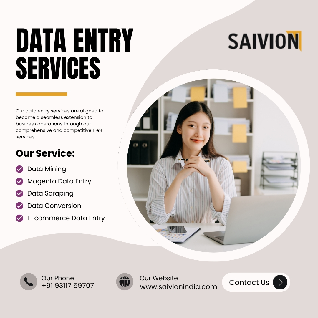 saivionindia's tweet image. Data that works for you — not against you! 💻
Fast, accurate &amp;amp; reliable Data Entry Services to keep your business organized. Simplify your workflow today!
Website: saivionindia.com 
 Email:info@saivionindia.com
Phone :+91 93117 59707
#DataEntry #Efficiency #SaivionIndia