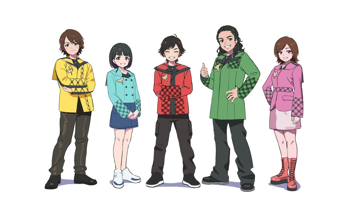 🥊🔮⚽👩‍🌾👠#マジレンジャー