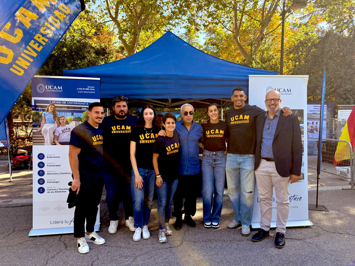 🥇 ¡Hoy celebramos el #DíadeldeporteOlímpico en Madrid junto a nuestros deportistas <a href="/UCAM/">UCAM Universidad</a> y <a href="/COE_es/">Comité Olímpico Español</a>!

📍 Ven al Parque del Retiro y vive de cerca el espíritu olímpico con ellos 

💙#OrgulloUCAM