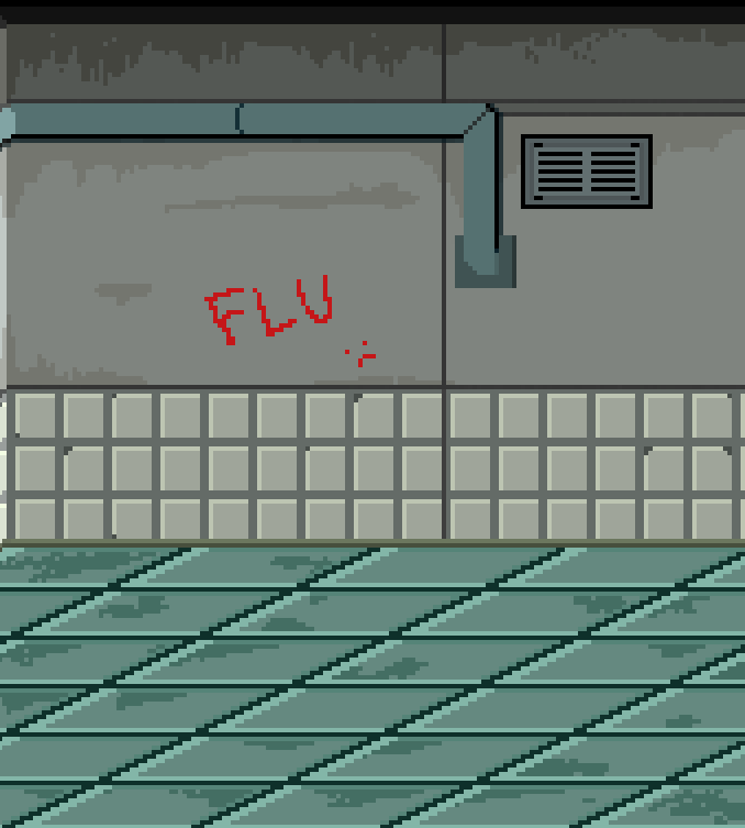 strangebeat_it's tweet photo. Nothing to show this week, as we are coming out of a week in which we did nothing because of what is written on the wall...
#deepy #pixelart #indiedev #gamedev #screenshotsaturday https://t.co/Vv36SfgQog