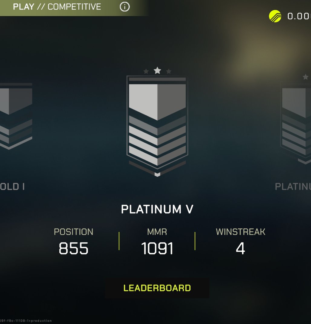 BigDaddyGMNG's tweet image. UPDATE:
Finished the 15 games and managed to rank Platinum V!
Catch me on stream later at 2 PM UTC, we're grinding to Master!
twitch.tv/bigdaddygmng