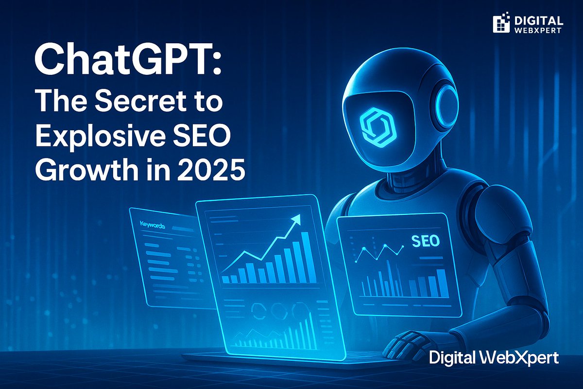 DigitalwebXpert's tweet image. 🚀 Want more traffic in 2025?
Use ChatGPT to create content that ranks, engages, and sells.

Learn how AI can skyrocket your SEO 👇
👉 digitalwebxpert.com/chatgpt-increa…

📞 +91-8777643521 | ✉️ info@digitalwebxpert.com

#ChatGPT #AISEO #WebsiteTraffic #Automation #DigitalWebXpert
