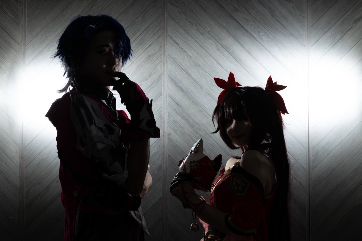 nyrocfgo's tweet image. 〈Cosplay〉
崩壊スターレイル

仮面の愚者
花火@nyrocfgo
サンポ@baniru_tortoise 

📸@Jessie_Maltese

#HonkaiStarRail
#Sparkle 
#Sampo
#0824超大型星穹トレイン
