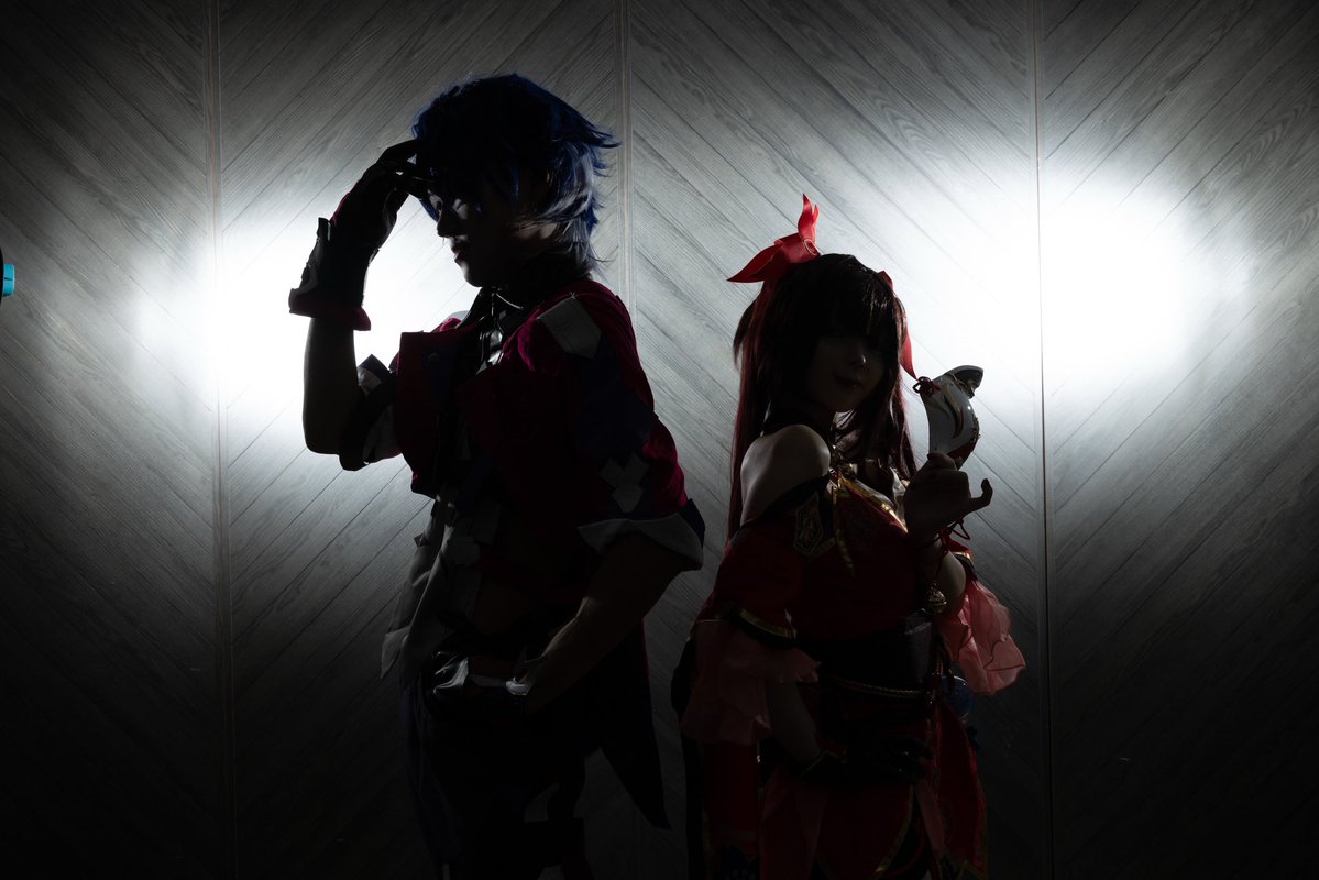 nyrocfgo's tweet image. 〈Cosplay〉
崩壊スターレイル

仮面の愚者
花火@nyrocfgo
サンポ@baniru_tortoise 

📸@Jessie_Maltese

#HonkaiStarRail
#Sparkle 
#Sampo
#0824超大型星穹トレイン