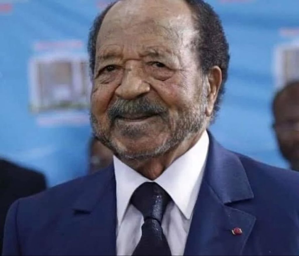 GuyMr0's tweet image. At 93, Cameroonian President, Paul Biya, promise to provide jobs and schools if re-elected for the sixth consecutive time.

Note: He has been ruling for over 43 years.