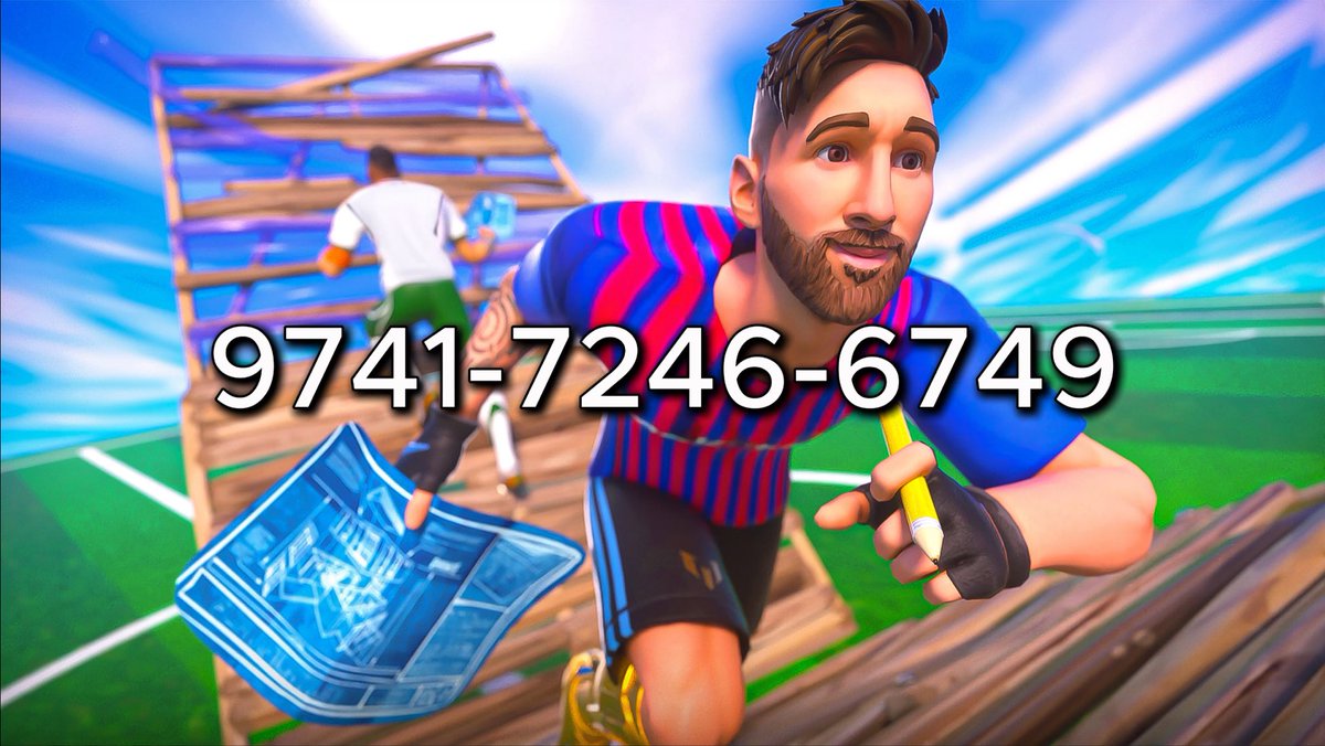 ZocianC's tweet image. FOOTBALL 1V1 BUILD FIGHTS! ⚽️

Code Map : 9741-7246-6749

Ma toute première map Build FIGHTS est enfin sortie 🤩

Sur la map vous pouvez gagner des follows Twitter, Insta ou même un raid sur Twitch (et j’ai comme projet si la map marche bien de vous faire gagner des v-bucks ou…