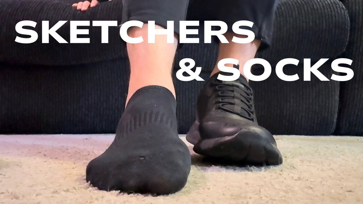Inhale deeply 🦶👟 youtu.be/i8aDOaUNQJg?si… #socks #sockedfeet #sketchers