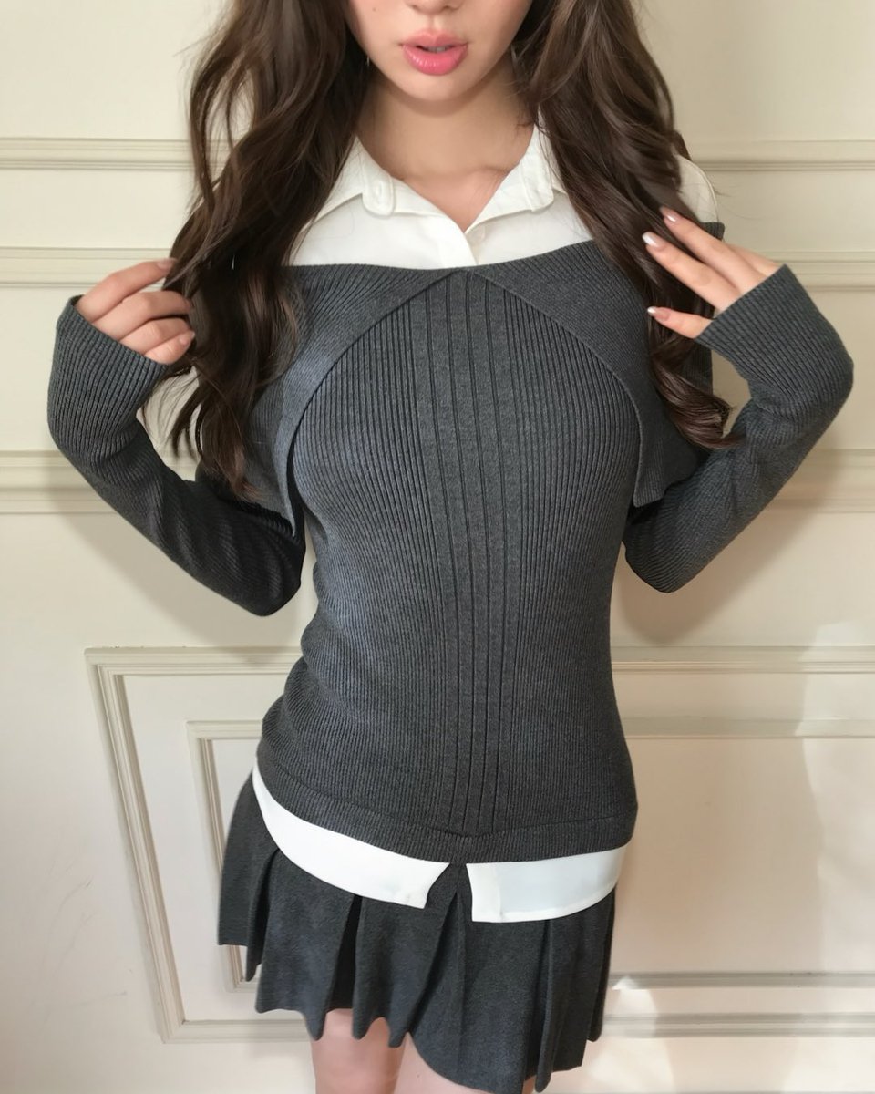 _silentand_'s tweet photo. どこからみても可愛いワンピース登場🤍ྀི
レイヤードデザインで着るだけで可愛いを作れる優秀アイテム🎀柔らかいニット素材で着心地も抜群です♡

SILENTAND new coming soon... https://t.co/PzLzcyOizl
