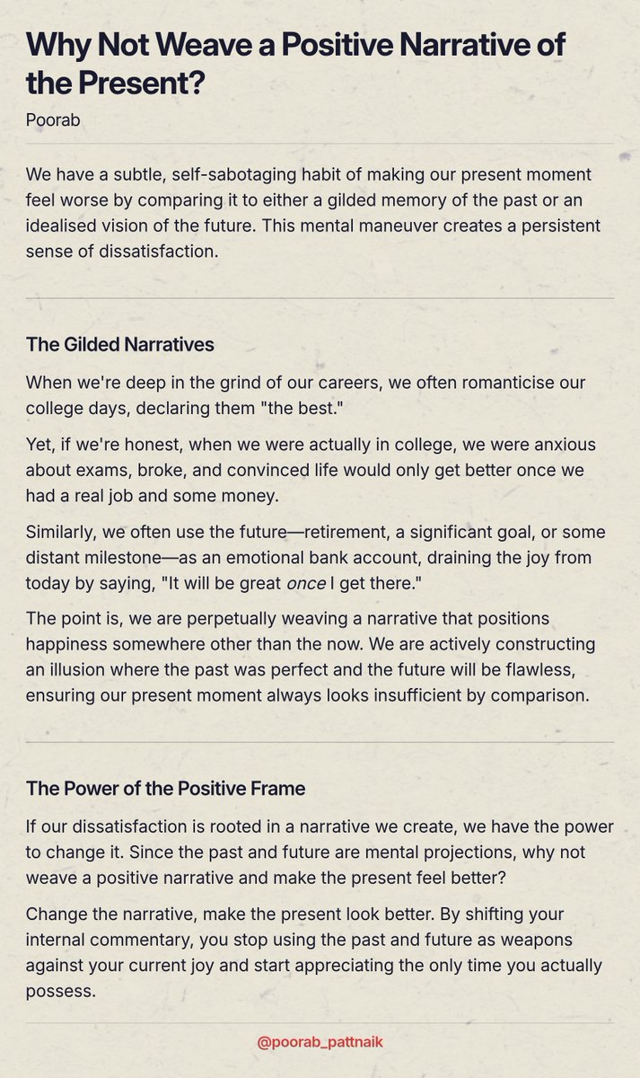 poorab_pattnaik's tweet image. If we are in charge of weaving narratives, why choose to weave a positive one?