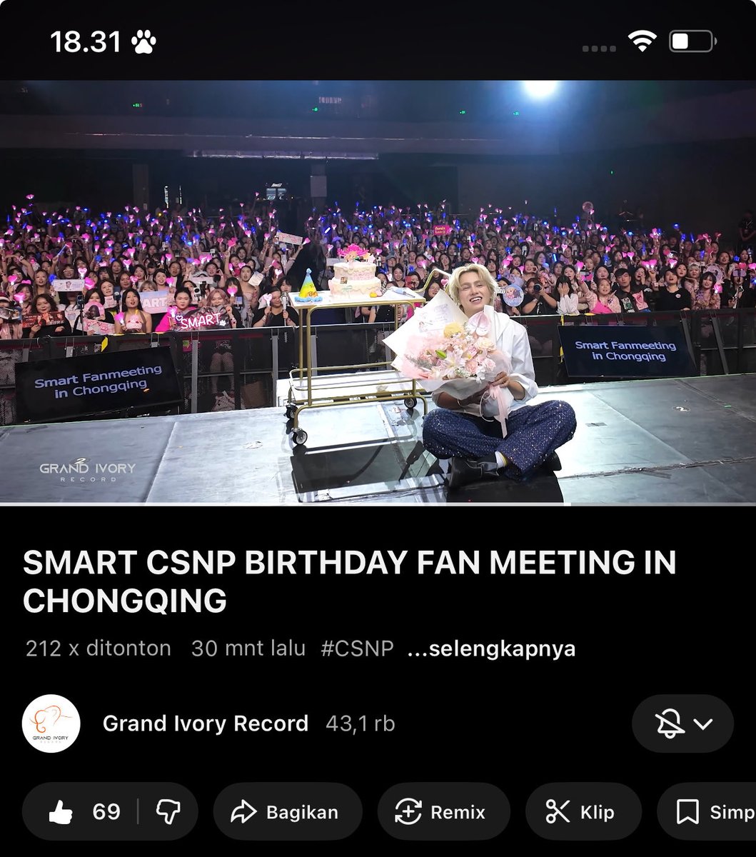 restiathv's tweet image. Astagfirullah durasi cuma seitil ga ada eng / indo sub pulaan 😞 youtu.be/cXFmHGHfjB8?si… 

#CSNP #smartchisanupong #smartcsnpbirthdayparty #BornToShineSmartCsnp