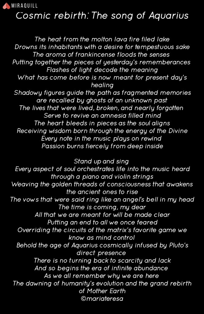 pratico_teresa's tweet image. From amnesia to ascension, we are on the dawn of remembering. Who we are becoming is wildly different from what conditioning has attempted to teach us carefully. Diving into the depths of human design, we cosmically align. #poetry #writer #ageofaquarius #spiritualawakening