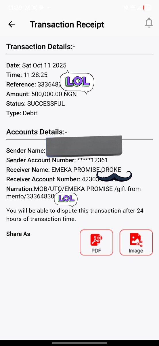 A kind man who doesn’t want his identity revealed sent you N500,000.