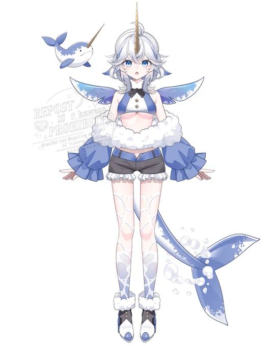 イッカクちゃんの表情差分など!
可愛い子です

#魂募集
#Live2D依頼 