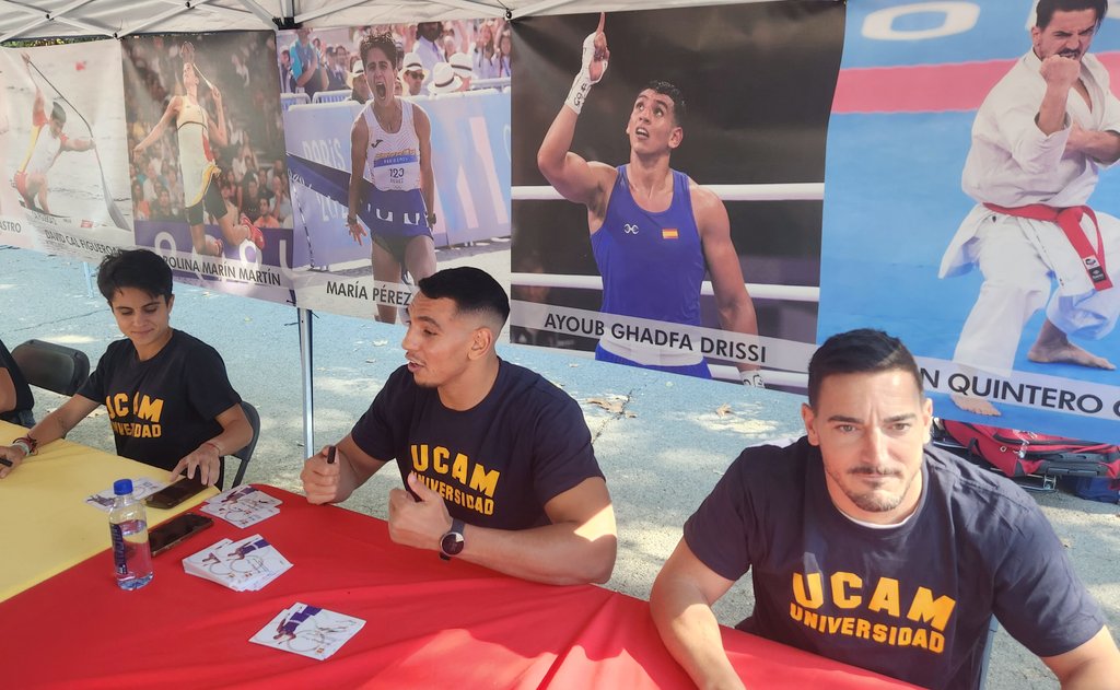 🏅 Nuestros deportistas UCAM, presentes en el Día del Deporte Olímpico de <a href="/MADRID/">Ayuntamiento Madrid</a>

📍 Acércate al Parque del Retiro para disfrutar de una jornada llena de valores olímpicos.