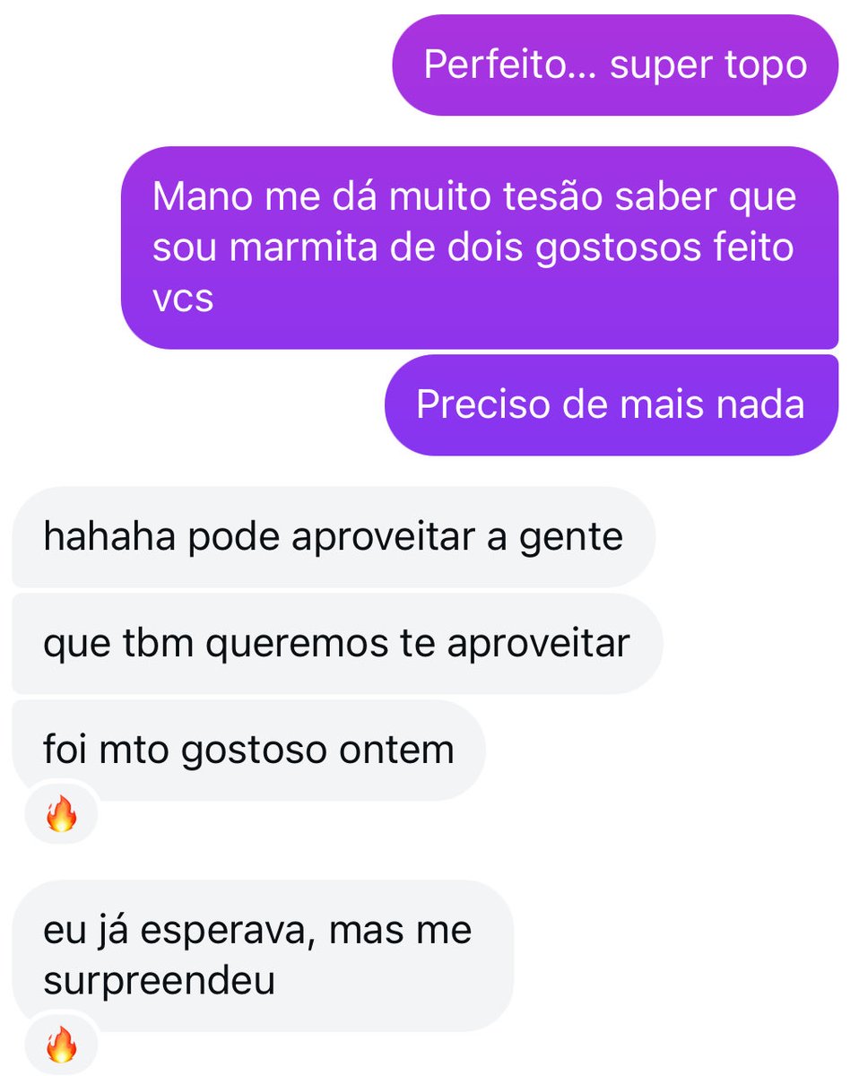 Eu falava que essa coisa de trisal é coisa de maluco. E tnh certeza disso! Agora estou eu aqui doido por um casal que eu tô ficando. E sou igualmente apaixonado pelos dois, meu tesão está nos dois. Nossa química é muito perfeita e tô amando ser marmita. Vc já viveu algo parecido?