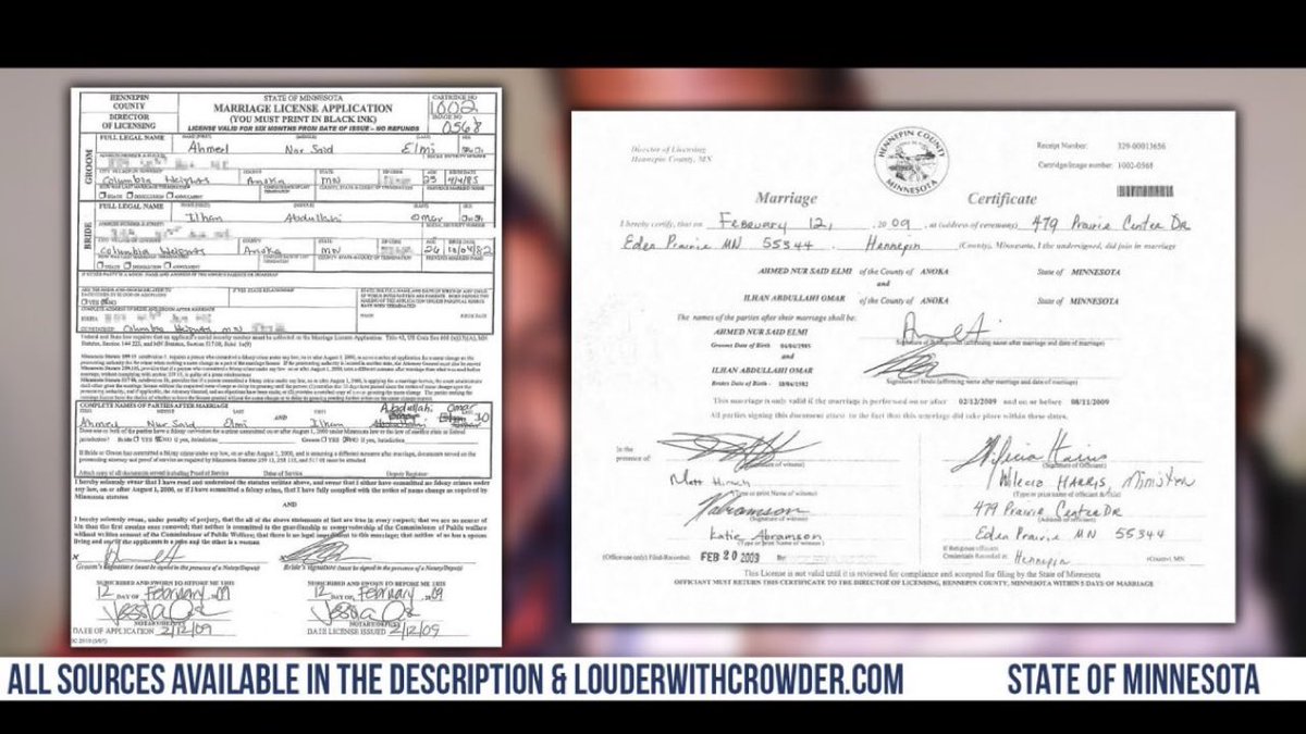MilaLovesJoe's tweet image. Ilhan Omar married her full blooded BROTHER to skirt immigration laws and get him into the country. 

This is a FACT. 

Why couldn&apos;t he get into the country on his own? 

Why is no one doing anything about it?