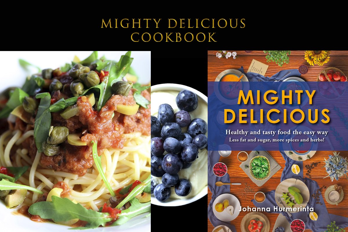 HurmerintaArt's tweet image. MIGHTY DELICIOUS. Healthy and tasty food the easy way. A wonderful cookbook for all who love tasty food, which is not too heavy.
Discount day today, come and have a look!
#cookbook #hurmerintacooking #giftidea #food #recipes #photography
a.co/d/9Xr8YBC