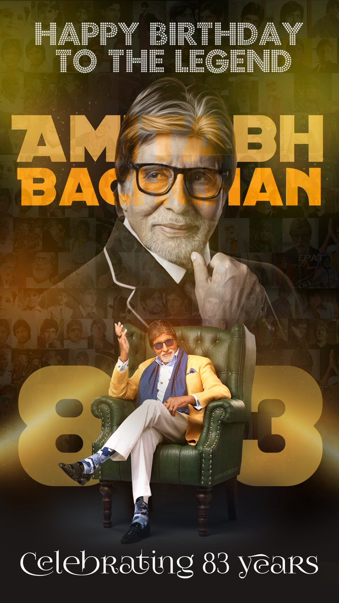 xhobdo's tweet photo. @SrBachchan Sir, Wishing you a very Happy Birthday, God Bless. Keep inspiring. Lots of Love and Respect 🙏💚 #AB83 #HappyBirthdayAmitabhBachchan https://t.co/GWJfHKQqqC
