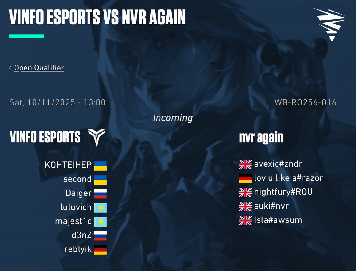 🔥Game day! Our first match at <a href="/ProjectBlender_/">PROJECT BLENDER</a> starts today at 13:00 CEST — don’t miss it!

#VINFO